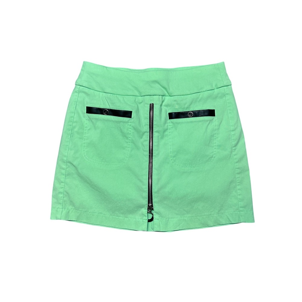Jamie‎ Sadock Womens Mint Green Zip Front Golf Skort  Size 2 22308